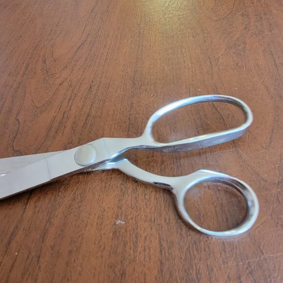 Vintage Wiss Chrome Plate Zig Zag Pinking Shears Scissors Newark, NJ, USA - Picture 7 of 12